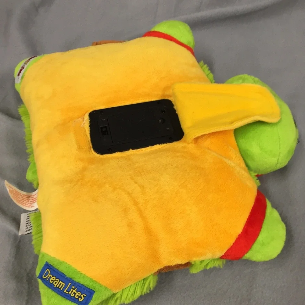 Pillow Pets Dream Lites TMNT Raphael Ninja Turtles Starry Night Light Plush 2013